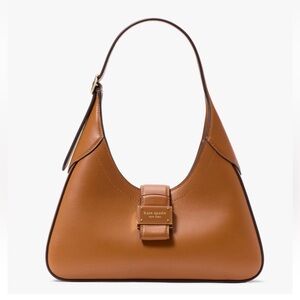 New Kate Spade Nouveau Small Shoulder Bag Smooth Leather Cavern Clay